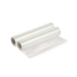 Tescoma 4FOOD Vacuum Sealing Film, 20 x 200 cm, Set of 2, Universal, Reusable Film Roll for Freshness & Sous-Vide, Suitable for GrandCHEF & Other Household Appliances
