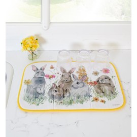 Primitives by Kathy Flower Bunny Drying Mat