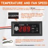 4-Wire PWM 12V 3A Fan Temperature Controller,Circular Head