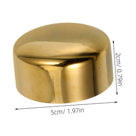 Operitacx 4 Stück Edelstahl Handlauf Endkappen Robuste Treppen Geländer Abschlusskappen Installieren Langlebiger Handlauf Verbinder Schutz Sichere Treppenstufen Endabdeckungen