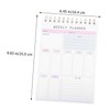 OHPHCALL Long-lasting Tear-off Planner Notepad Monthly Planner Daily Desk Pad