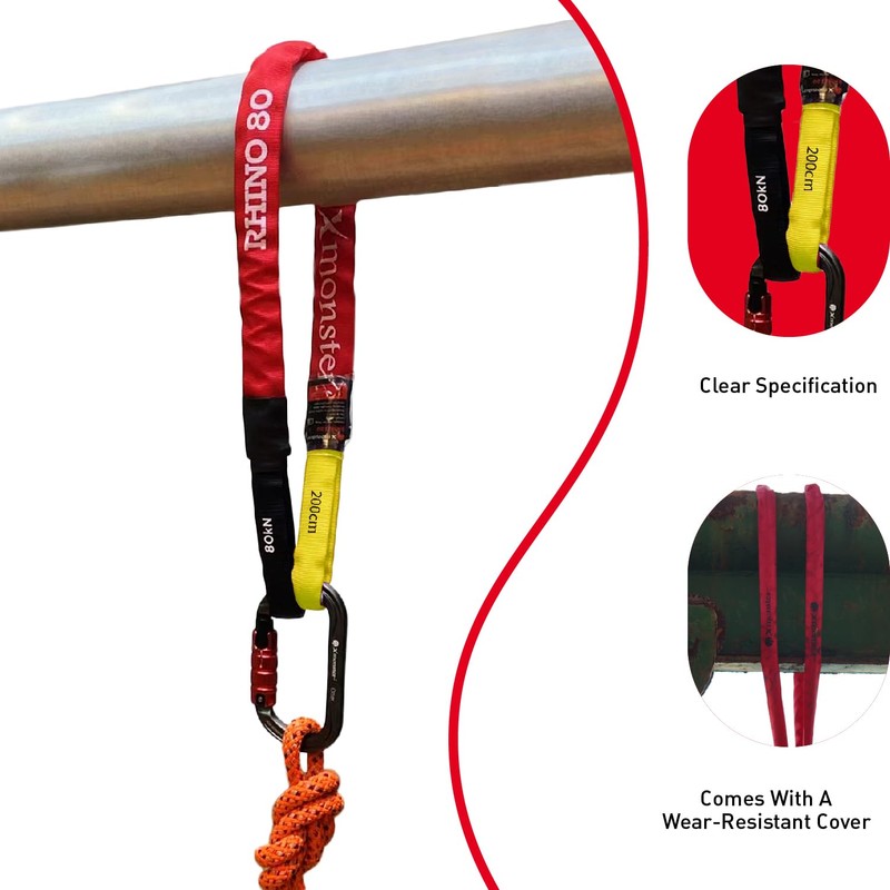 Xmonster Rhino 80 UHMWPE strop High Strength Anchor Sling Synthetic