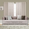 Taupe Geometric Curtains 84 Inches Long for Living Room 2
