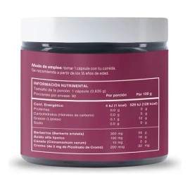 Reset Suplemento Berberina + Ácido Alfa Lipoico Cromo Canela 90 Cáps