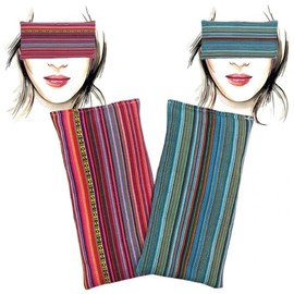 Eye Pillow "Pack 2 - Granada". Lavender and Rice Seeds. Yoga, Meditation, Relaxation, Eye Rest