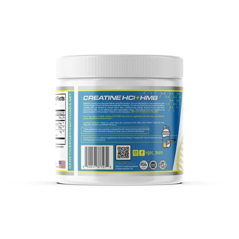 Genetic Edge Compounds Creatine HCl + HMB for Athletes –