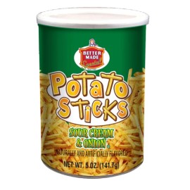 Sticks Original Potato Sticks 5 Oz Canister - Gluten Free, Crunchy Snack FREE SHIPPING - Sour Cream & Onion