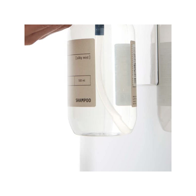 Yamazaki Industries Tower Magnet Bathroom Dispenser Holder (Black, Set of