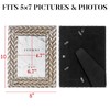 FIHOO 5 x 7 Picture Frame Spiral Rope Design Vintage