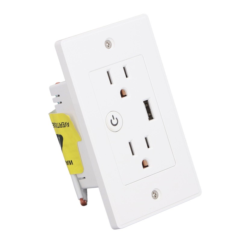 Smart Wall Outlet USB Voice Control Multifunctional WiFi Wall Socket
