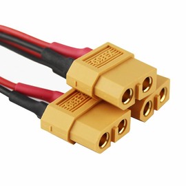 OliYin 3pcs RC XT60 Female to JST Female Charging Adapter Lead Plane Car Helicopter Charger