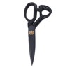 Sewing Scissors 10in Black High Manganese Steel Iron Ergonomic Curved