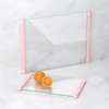 2PCS Glass Cutting Board with Silicone Grip, 80% Stronger Shatter