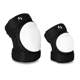 S1 Park Knee and Elbow Pad Set - Black Medium (Knee 14"-16", Elbow 10"-11") - Light, Flexible Design for Ultimate Comfort and Highly Breathable Fabrics