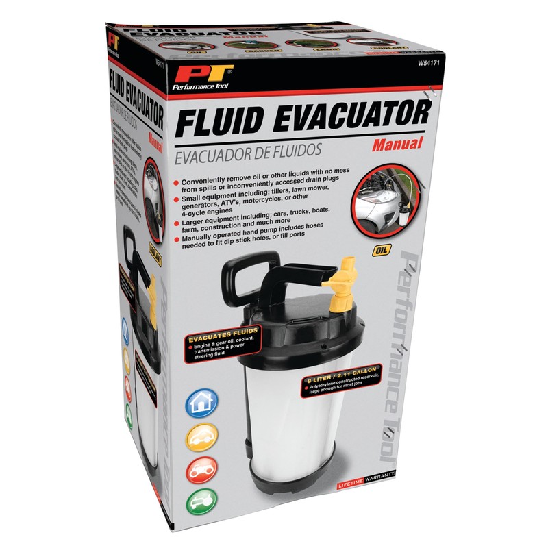 Performance Tool W54171 Manual Vacuum Extraction Pump for Oil, Transmission