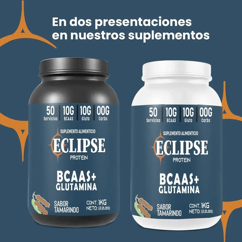Aminoácidos Bcaas Glutamina Eclipse 1kg Varios Sabores
