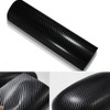 DIYAH DIYAH 4D Black Carbon Fiber Vinyl Wrap Sticker with