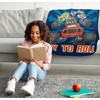 Nickelodeon Blaze and The Monster Machines Plush Throw Blanket -