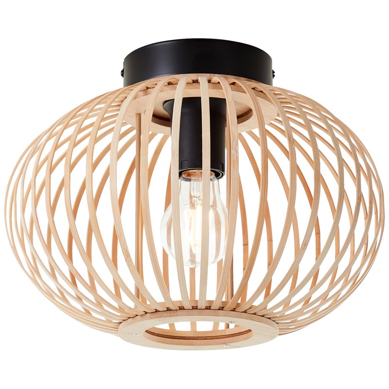 Lightbox Ceiling Light with Bamboo Grid - Ceiling Light Diameter