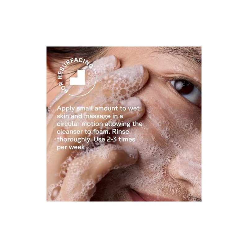 Acure. Resurfacing Glycolic + Unicorn Root Cleanser, limpiador exfoliante. 118