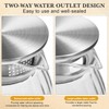 Housoutil Cold Water Jug Lid Replacement with Dual Pour Spouts