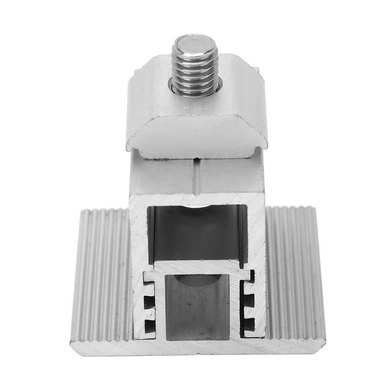 10Pcs Adjustable PV Solar Panel Middle Clamp Aluminum Alloy Photovoltaic