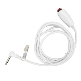 Nurse Call Cable, Nurse Call Bell Lead Universal 6.35mm Interface Emergency Call Button Cord 9.8ft Intercall Nurse Call Wire with Push Button Nurse Call Bell System