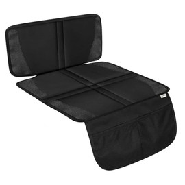 Child Seat Pad Car, Seat Protector Car Child Seat for Isofix, Non-Slip Car Seat Protector, Child Seat, Universal Car Seat Protection, Best Protection for Your Car Seats (Black)