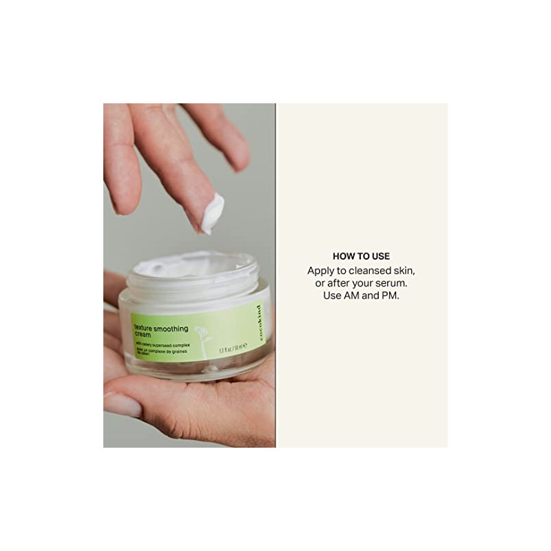 Cocokind Crema suavizante de textura, ligera, hidratante con escualano y