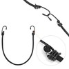 QWORK® 12Pack 24" (60CM) Bungee Cords with Hooks, Multipurpose Bungee