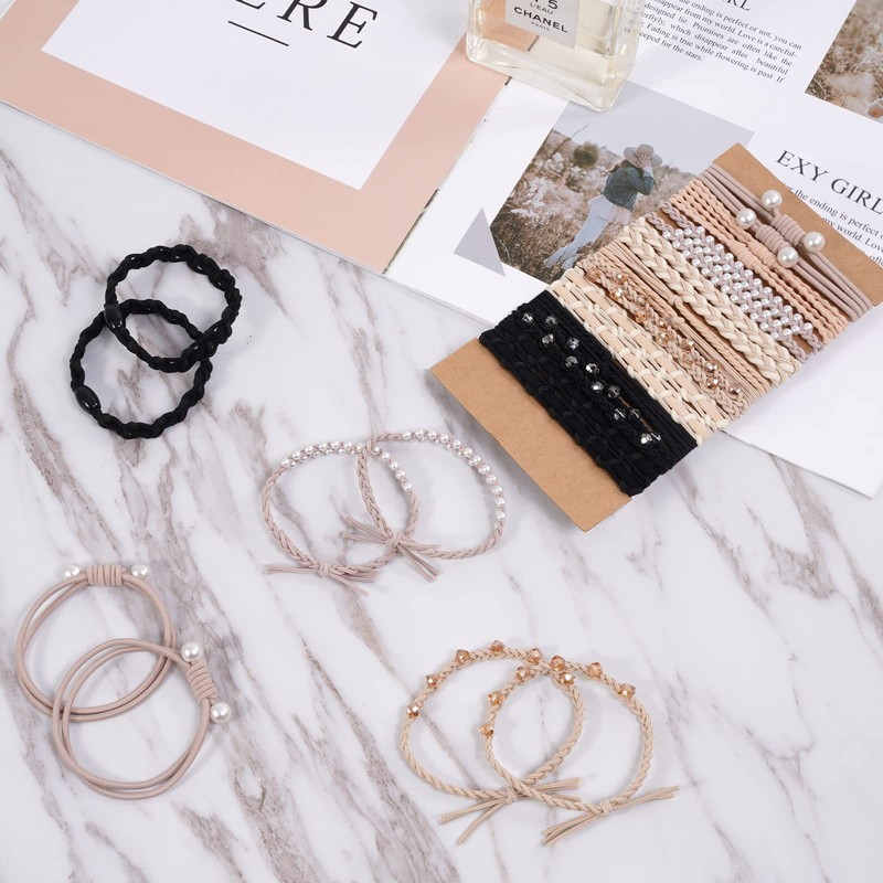 Lolalet Coletero Boho para Cabello [20 unidades], 4 Estilos de