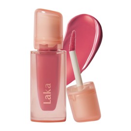 Laka Jelling Nude Gloss, 4.5g0.15oz, Sheer Hydrating Lip Oil with No Stain, Non-Sticky, Nourishing Gloss for a Glowy Look, K-Beauty (302 Grapering)