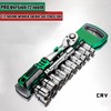 72-Tooth Ratchet Socket Set for Auto & Home Repair –