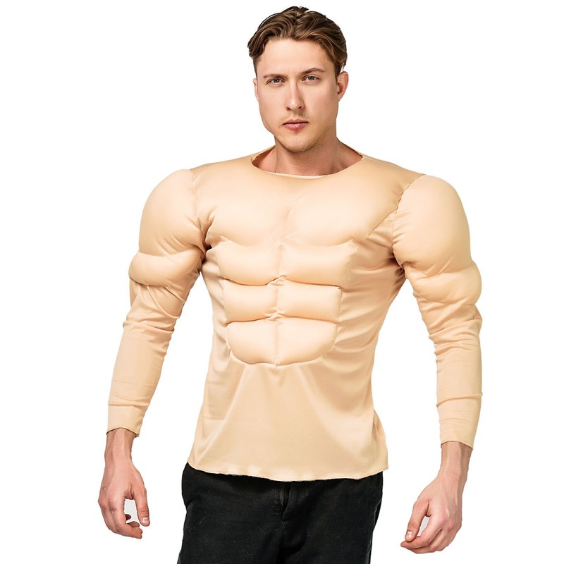 DSplay Adult Muscle Shirt Costumes for Men