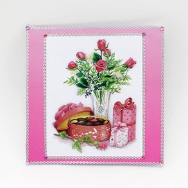 Katy Sue 'Birthday Cake & Flowers' Die-Cut Decoupage (12-Sheet Pack - 4 Designs x 3 Each) for Card Making & Crafts