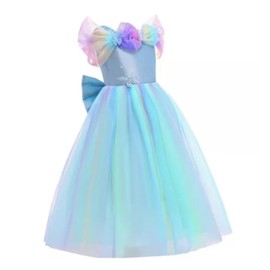 cosplay-party Kids Girls Christmas Costume Princess Fairytale Dress Mermaid 4T Birthday Party