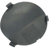 Front Left Bumper Blank Tow Towing Eye Cover Black FOR