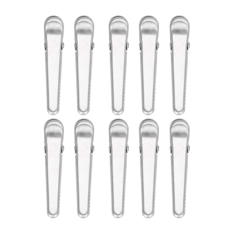 10PCS Stainless Steel Sealing Clip Coffee Bag Sealing Clip Food