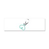 CafePress Heart Stethoscope Car Magnet 10 X 3 10" x