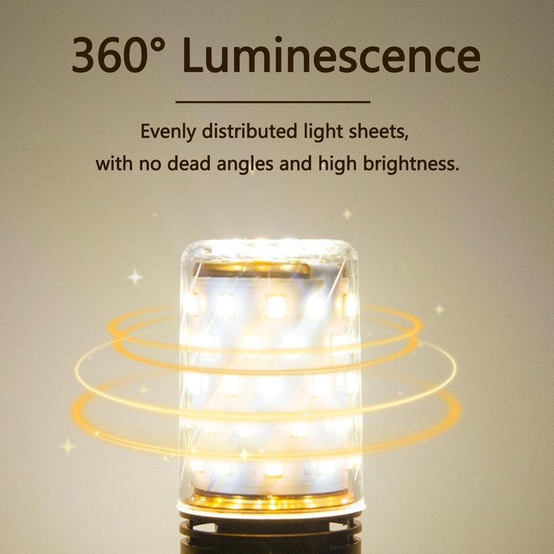 Ppbmocw 2-Pack E26 Three-Color Dimming Bulbs Suitable for Tiffany Table