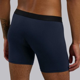 MeUndies – Men’s Ball Caddy Boxer Brief with Built in Pouch Support, Micro Modal, Moisture Wicking, Ultra Soft Dark Sapphire