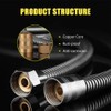 Shower Hose, 4 m Flexible Stainless Steel Shower Hose, Universal,