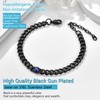 PROSTEEL Beach Anklet Black Cuban Chain Ankle Braclet Bracelet October