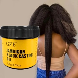 Aceite De Ricino Negro Gze Jamaican Puro Y Natural Para Cabe