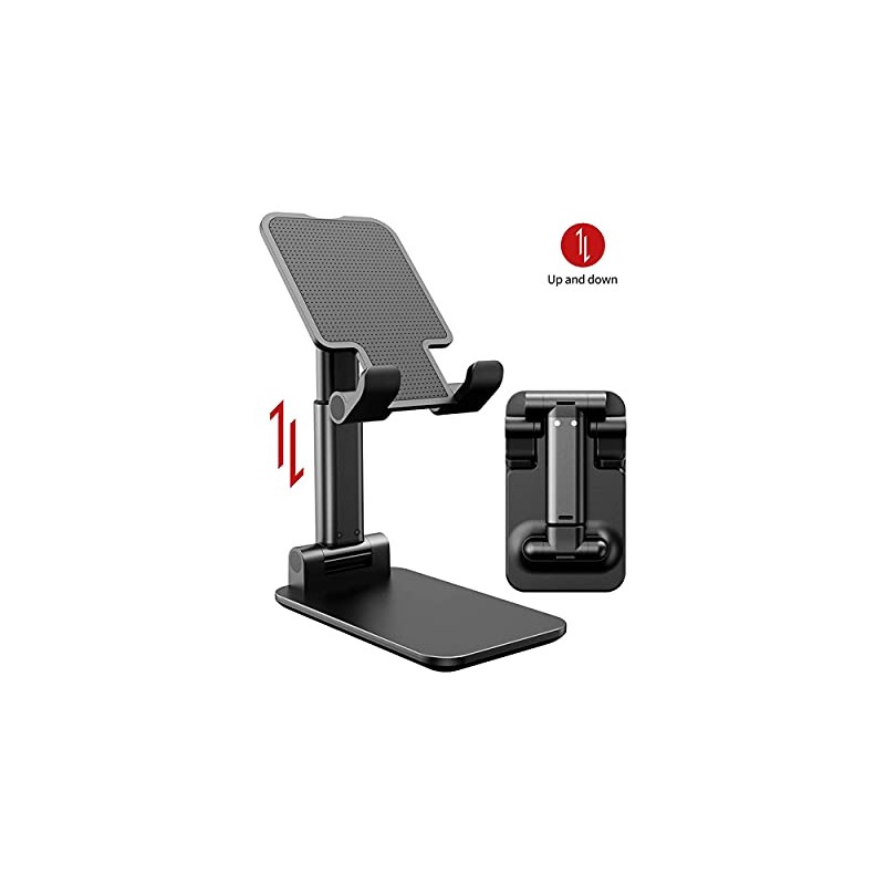 Vimi Soporte Celular De Mesa Ajustable con Inclinación Posiciones (Negro)