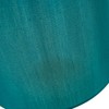 Traditionally Designed Medium 10" Lamp Shade in Teal Faux Silk