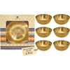SATVIK Set of 6 Pure Brass Bhog Bowl Set for