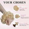 TESSHAIR Messy Bun Hair Piece for Updos Style Human Hair