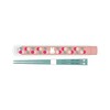 Square Miffy Chopsticks & Case, 7.1 inches (180 mm), Antibacterial,