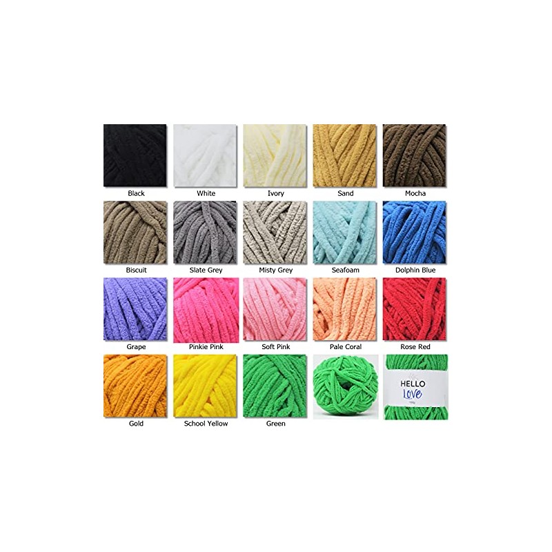 Hello Love Yarn, Grape, 100g